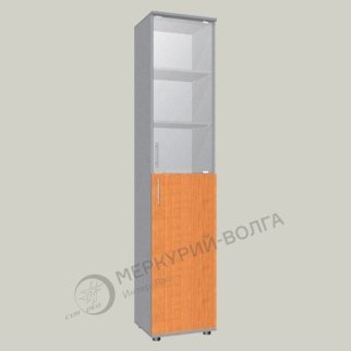 Шкаф для документов с 1-ой стеклянной дверцей ШС-8 450х400х2100мм