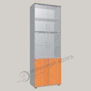 Шкаф для документов с 4-мя стеклянными дверцами ШС-6 740х400х2100мм