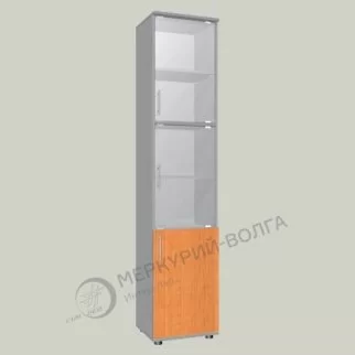 Шкаф для документов с 2-мя стеклянными дверцами ШС-7 450х400х2100мм