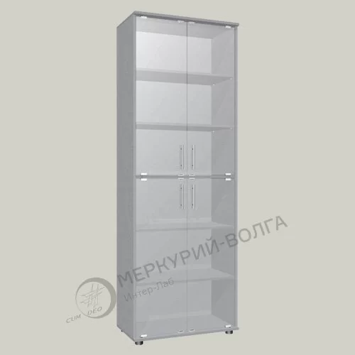 Шкаф для документов с 4-мя стеклянными дверцами ШС-4 740х400х2100мм