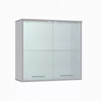 Шкаф навесной с 2-мя стекл. дверцами ШПС-1 800х300х750мм